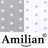 Amilian 2 tlg. Bettwäsche Baby Bettset Sternchen WEIß+GRAU Größe 100x135 cm (40x60 cm) 100% Baumwolle - Image 7