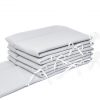 Amilian Bettumrandung Nest Kopfschutz Nestchen, Bettnestchen Baby Kantenschutz Bettausstattung Einfarbig: Grau 420x30 Oberstoff: 100% Baumwolle, Füllung: 100% Polyester - Image 2