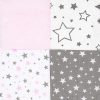 Amilian Baby Krabbeldecke Patchworkdecke als Geschenk Spieldecke Laufgittereinlage Kuscheldecke Spielmatte Matte Baumwolle Patchwork M059 (145x145cm) Oberstoff: 100% Baumwolle, Füllung: 100% Polyester - Image 8