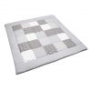 Amilian Krabbeldecke Patchworkdecke Spieldecke Decke (M032) (145x145 cm) Oberstoff: 100% Baumwolle, Füllung: 100% Polyester - Image 5