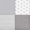 Amilian Krabbeldecke Patchworkdecke Spieldecke Decke (M032) (145x145 cm) Oberstoff: 100% Baumwolle, Füllung: 100% Polyester - Image 8