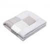 Amilian Krabbeldecke Patchworkdecke Spieldecke Decke (M032) (125x125 cm) Oberstoff: 100% Baumwolle, Füllung: 100% Polyester - Image 2