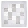 Amilian Krabbeldecke Patchworkdecke Spieldecke Decke (M032) (105x105 cm) Oberstoff: 100% Baumwolle, Füllung: 100% Polyester