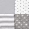 Amilian Krabbeldecke Patchworkdecke Spieldecke Decke (M032) (105x105 cm) Oberstoff: 100% Baumwolle, Füllung: 100% Polyester - Image 8
