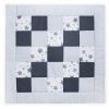Amilian Baby Krabbeldecke Patchworkdecke als Geschenk Spieldecke Laufgittereinlage Kuscheldecke Spielmatte Matte Baumwolle Patchwork M104 (125x125cm) Oberstoff: 100% Baumwolle, Füllung: 100% Polyester