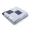 Amilian Baby Krabbeldecke Patchworkdecke als Geschenk Spieldecke Laufgittereinlage Kuscheldecke Spielmatte Matte Baumwolle Patchwork M104 (125x125cm) Oberstoff: 100% Baumwolle, Füllung: 100% Polyester - Image 2