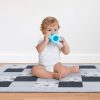 Amilian Baby Krabbeldecke Patchworkdecke als Geschenk Spieldecke Laufgittereinlage Kuscheldecke Spielmatte Matte Baumwolle Patchwork M104 (125x125cm) Oberstoff: 100% Baumwolle, Füllung: 100% Polyester - Image 7