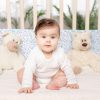 Amilian Bettumrandung Babybett weich Nestchen Kantenschutz Bettnestchen Kopfumrandung Zubehör für Laufstall Bettschlange 210 Schneeball Oberstoff: 100% Baumwolle, Füllung: 100% Polyester - Image 5