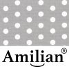 Amilian Kinderbettwäsche 2-teilig 100% Baumwolle Bettwäsche Babybettwäsche für Baby Bettbezug 100 x 135cm, Kopfkissenbezug 40 x 60 cm, Pünktchen Grau 100% Baumwolle - Image 7