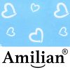 Amilian Kinderbettwäsche 2-teilig 100% Baumwolle 100 x 135 cm, Kopfkissenbezug 40 x 60 cm, mit Hotelverschluß Herzen Blau 100% Baumwolle - Image 7
