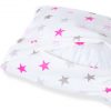 Amilian Kinderbettwäsche 2-teilig 100% Baumwolle Babybettwäsche für Baby Bettbezug 100x135cm, Kopfkissenbezug 40x60cm, Sternchen Groß Rosa 100% Baumwolle - Image 5