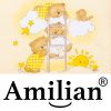 Amilian Kinderbettwäsche 2-teilig 100% Baumwolle Babybettwäsche für Baby Bettbezug 100x135cm, Kopfkissenbezug 40x60cm, Bär auf der Leiter Ecru 100% Baumwolle - Image 7