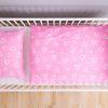 Amilian Kinderbettwäsche 2-teilig 100% Baumwolle Babybettwäsche für Baby Bettbezug 100x135cm, Kopfkissenbezug 40x60cm, Herzen Rosa 100% Baumwolle - Image 4