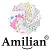 Amilian Dekokissen Kissenbezug Kissen 80cm x 80cm Tupfen Grau 100% Baumwolle - Image 7
