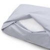 Amilian Kinderbettwäsche 2-teilig 100% Baumwolle Babybettwäsche für Baby Bettbezug 100x135cm, Kopfkissenbezug 40x60cm, Tupfen Grau Hellgrau 100% Baumwolle - Image 5