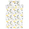 Amilian Kinderbettwäsche 2-teilig 100% Baumwolle Babybettwäsche für Baby Bettbezug 100x135cm, Kopfkissenbezug 40x60cm, Siedlung 100% Baumwolle