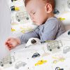 Amilian Kinderbettwäsche 2-teilig 100% Baumwolle Babybettwäsche für Baby Bettbezug 100x135cm, Kopfkissenbezug 40x60cm, Siedlung 100% Baumwolle - Image 3