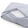 Amilian Kinderbettwäsche 2-teilig 100% Baumwolle Babybettwäsche für Baby Bettbezug 100x135cm, Kopfkissenbezug 40x60cm, Monstera Grau 100% Baumwolle - Image 5