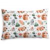 Amilian Dekokissen Kissen 60cm x 40cm Eichhörnchen 100% Baumwolle Oberstoff 100% Polypropylen, Füllung 100% Polyester