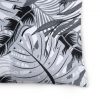 Amilian Dekokissen Kissen 60cm x 40cm Monstera Grau 100% Baumwolle Oberstoff 100% Polypropylen, Füllung 100% Polyester - Image 2