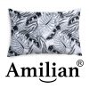 Amilian Dekokissen Kissen 60cm x 40cm Monstera Grau 100% Baumwolle Oberstoff 100% Polypropylen, Füllung 100% Polyester - Image 6