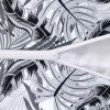 Amilian Dekokissen Kissen 80cm x 80cm Monstera Grau 100% Baumwolle Oberstoff 100% Polypropylen, Füllung 100% Polyester - Image 5