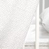 Amilian Baby Bettwäsche 7tlg Set mit Nestchen Kinderbettwäsche 100×135 Betthimmel Babybettwäsche für Baby Tupfen Grau Hellgrau (Chiffonhimmel) 100% Baumwolle 100% Polyester Oberstoff: 100% Baumwolle, Füllung: 100% Polyester Oberstoff: 100% Baumwolle, Füllung: 100% Polyester - Image 4