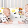 Amilian Bettumrandung Babybett weich Nestchen Kantenschutz Bettnestchen Kopfumrandung Zubehör für Laufstall Bettschlange 420 Siedlung Oberstoff: 100% Baumwolle, Füllung: 100% Polyester - Image 7