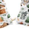 Kirschkernkissen Nackenhörnchen mit Rückenteil und Stehkragen Nackenwärmer Eichhörnchen Oberstoff: 100% Baumwolle, Füllung: 100% Kirschkern - Image 4