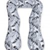 Stillkissen ink.Bezug 330cm Monstera Grau TYP A pregnancy pillow bodypillow 100% Baumwolle Oberstoff 100% Polypropylen, Füllung 100% Polyester