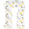 Amilian Kissenbezug für Stillkissen, Lagerungskissen, Seitenschläferkissen, pregnancy pillow; pillow cover; Ersatzbezug; Größe ca. 330cm; Siedlung 100% Baumwolle