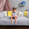 Baby Nestchen Bettumrandung Bettnestchen 210 cm Designe112 Siedlung - Oberstoff: 100% Baumwolle, Füllung: 100% Polyester - Image 5