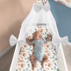 Amilian Baby Bettwäsche 7tlg Set mit Nestchen Kinderbettwäsche 100×135 Betthimmel Babybettwäsche für Baby Eichhörnchen (Chiffonhimmel) 100% Baumwolle 100% Polyester Oberstoff: 100% Baumwolle, Füllung: 100% Polyester Oberstoff: 100% Baumwolle, Füllung: 100% Polyester - Image 7