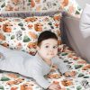 Amilian Baby Bettwäsche 7tlg Set mit Nestchen Kinderbettwäsche 100×135 Betthimmel Babybettwäsche für Baby Eichhörnchen (Vollstoffhimmel) 100% Baumwolle 100% Baumwolle Oberstoff: 100% Baumwolle, Füllung: 100% Polyester Oberstoff: 100% Baumwolle, Füllung: 100% Polyester - Image 6