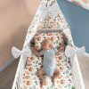 Amilian Baby Bettwäsche 7tlg Set mit Nestchen Kinderbettwäsche 100×135 Betthimmel Babybettwäsche für Baby Eichhörnchen (Vollstoffhimmel) 100% Baumwolle 100% Baumwolle Oberstoff: 100% Baumwolle, Füllung: 100% Polyester Oberstoff: 100% Baumwolle, Füllung: 100% Polyester - Image 7