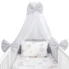 Amilian Baby Bettwäsche 7tlg Set mit Nestchen Kinderbettwäsche 100×135 Betthimmel Babybettwäsche für Baby Bärchen auf Wolken (Chiffonhimmel) 100% Baumwolle 100% Polyester Oberstoff: 100% Baumwolle, Füllung: 100% Polyester Oberstoff: 100% Baumwolle, Füllung: 100% Polyester