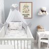 Amilian Baby Bettwäsche 7tlg Set mit Nestchen Kinderbettwäsche 100×135 Betthimmel Babybettwäsche für Baby Bärchen auf Wolken (Chiffonhimmel) 100% Baumwolle 100% Polyester Oberstoff: 100% Baumwolle, Füllung: 100% Polyester Oberstoff: 100% Baumwolle, Füllung: 100% Polyester - Image 5