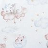 Amilian Baby Bettwäsche 7tlg Set mit Nestchen Kinderbettwäsche 100×135 Betthimmel Babybettwäsche für Baby Bärchen auf Wolken (Chiffonhimmel) 100% Baumwolle 100% Polyester Oberstoff: 100% Baumwolle, Füllung: 100% Polyester Oberstoff: 100% Baumwolle, Füllung: 100% Polyester - Image 8