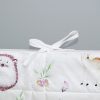 Amilian Bettumrandung Babybett weich Nestchen Kantenschutz Bettnestchen Kopfumrandung Zubehör für Laufstall Bettschlange 180 Igel Hirschbaby Oberstoff: 100% Baumwolle, Füllung: 100% Polyester - Image 3