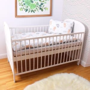 Amilian Babybettwäsche Set 100x135 cm – 2-teilig mit Kissenbezug 40x60 cm – Bettwäsche für Babybett; Kinderbett, 100 % Baumwolle – Kinderbettwäsche Jungen und Mädchen - Ballonbär - Image 8