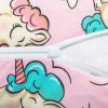 Amilian Kissenbezug für Stillkissen, Lagerungskissen, Seitenschläferkissen, pregnancy pillow; pillow cover; Ersatzbezug; Größe ca. 330cm; Einhorn Neu 100% Baumwolle - Image 3