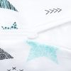 Amilian Kissenbezug für Stillkissen, Lagerungskissen, Seitenschläferkissen, pregnancy pillow; pillow cover; Ersatzbezug; Größe ca. 330cm; Sternschnuppe Türkis 100% Baumwolle - Image 3
