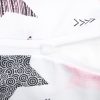 Amilian Kissenbezug für Stillkissen, Lagerungskissen, Seitenschläferkissen, pregnancy pillow; pillow cover; Ersatzbezug; Größe ca. 330cm; Sternschnuppe Rosa 100% Baumwolle - Image 3