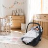 Amilian Baby Einschlagdecke, Babydecke, Fußsäck, Kuscheldecke mit Kapuze, universal für Babyschale, Autositz ca. 90×90 cm, Baby Car Seat Blanket B19 Oberstoff 1: 100% Baumwolle, Oberstoff 2 : 100% Polyester, Füllung: 100% Polyester - Image 7