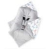 Amilian Baby Einschlagdecke, Babydecke, Fußsäck, Kuscheldecke mit Kapuze, universal für Babyschale, Autositz ca. 90×90 cm, Baby Car Seat Blanket B21 Oberstoff 1: 100% Baumwolle, Oberstoff 2 : 100% Polyester, Füllung: 100% Polyester
