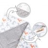 Amilian Baby Einschlagdecke, Babydecke, Fußsäck, Kuscheldecke mit Kapuze, universal für Babyschale, Autositz ca. 90×90 cm, Baby Car Seat Blanket B21 Oberstoff 1: 100% Baumwolle, Oberstoff 2 : 100% Polyester, Füllung: 100% Polyester - Image 3