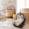 Amilian Baby Einschlagdecke, Babydecke, Fußsäck, Kuscheldecke mit Kapuze, universal für Babyschale, Autositz ca. 90×90 cm, Baby Car Seat Blanket B23 Oberstoff 1: 100% Baumwolle, Oberstoff 2 : 100% Polyester, Füllung: 100% Polyester - Image 7