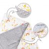 Amilian Baby Einschlagdecke, Babydecke, Fußsäck, Kuscheldecke mit Kapuze, universal für Babyschale, Autositz ca. 90×90 cm, Baby Car Seat Blanket B25 Oberstoff 1: 100% Baumwolle, Oberstoff 2 : 100% Polyester, Füllung: 100% Polyester - Image 3