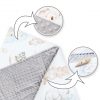Amilian Baby Einschlagdecke, Babydecke, Fußsäck, Kuscheldecke mit Kapuze, universal für Babyschale, Autositz ca. 90×90 cm, Baby Car Seat Blanket B31 Oberstoff 1: 100% Baumwolle, Oberstoff 2 : 100% Polyester, Füllung: 100% Polyester - Image 3