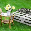 Bankauflage Gartenbankauflage Stuhlkissen Rückenkissen Sitzpolster Bankkissen für Gartenbank Europaletten Palettenkissen 40x120cm 04 Oberstoff: 100% Baumwolle, Füllung: 100% Polyester - Image 5